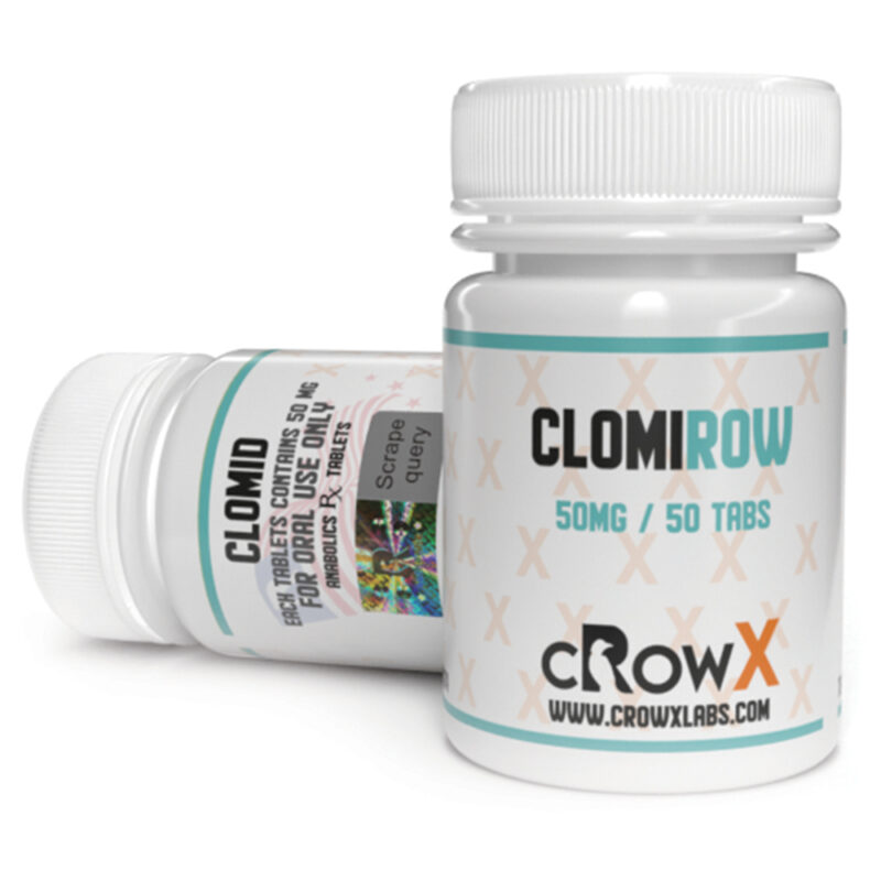 Clomirow 50 Mg 50 Tablets CrowxLabs USA Clomirow 50 Mg 50 Tablets CrowxLabs USA
