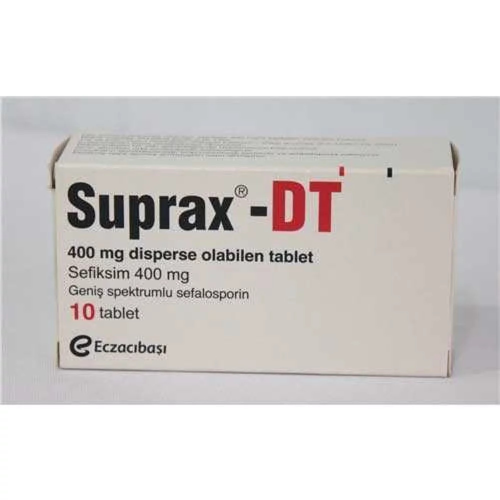 Suprax 400 Mg 10 Tablets Eczacıbaşı Suprax 400 Mg 10 Tablets Eczacıbaşı