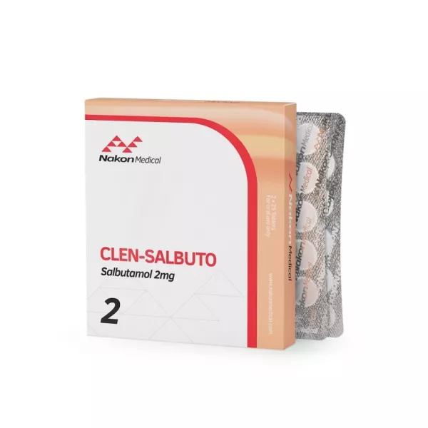 Clen-Salbuto 2 Mg 50 Tabs Nakon Medical USA Clen-Salbuto 2 Mg 50 Tabs Nakon Medical USA