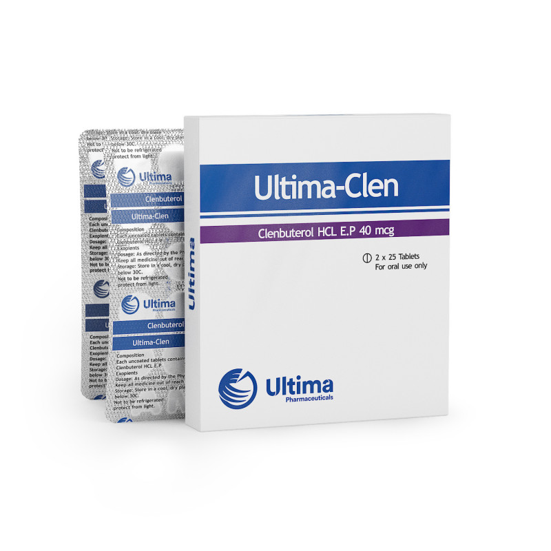 Ultima-Clen 40 Mcg 50 Tablets Ultima Pharma INT Ultima-Clen 40 Mcg 50 Tablets Ultima Pharma INT