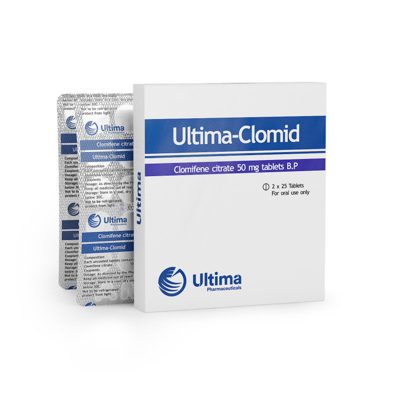 Ultima-Clomid 50 Mg 50 Tablets Ultima Pharma Int Ultima-Clomid 50 Mg 50 Tablets Ultima Pharma Int