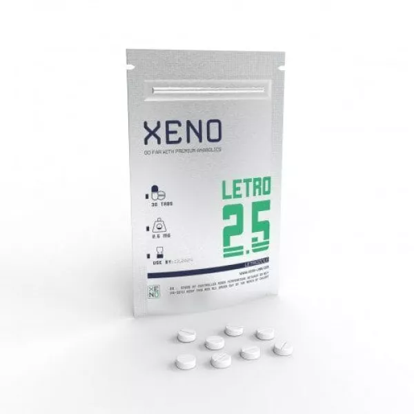 Letro 2.5 mg 30 Tablets Xeno Labs USA Letro 2.5 mg 30 Tablets Xeno Labs USA